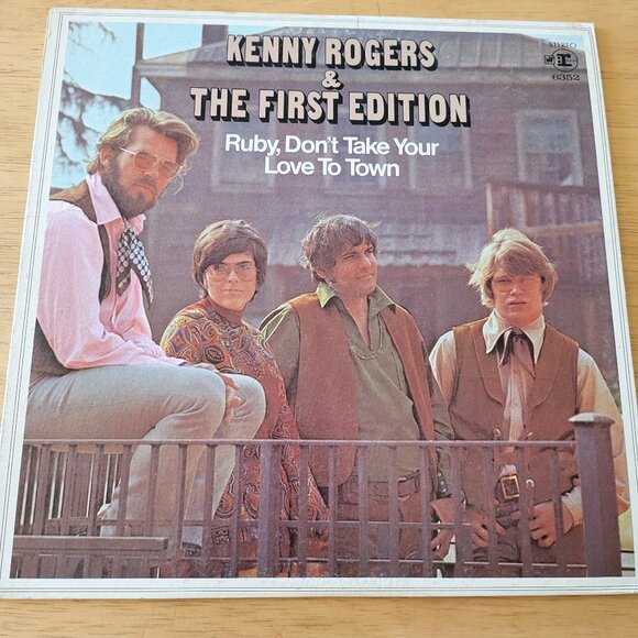 Kenny Rogers And The First Edition Ruby Don't Take Your Love To Town RS 6352 LPA - Picture 1 of 9